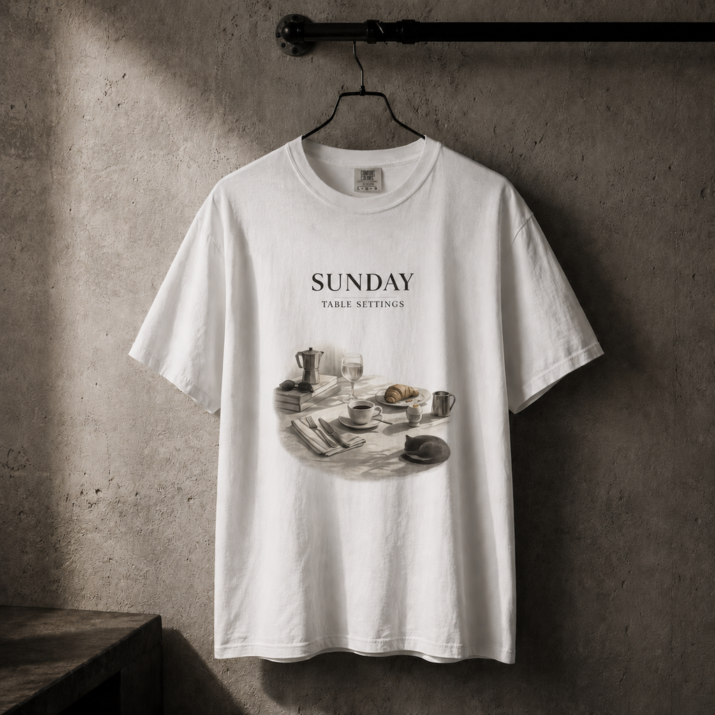 Sunday Table Settings Tee