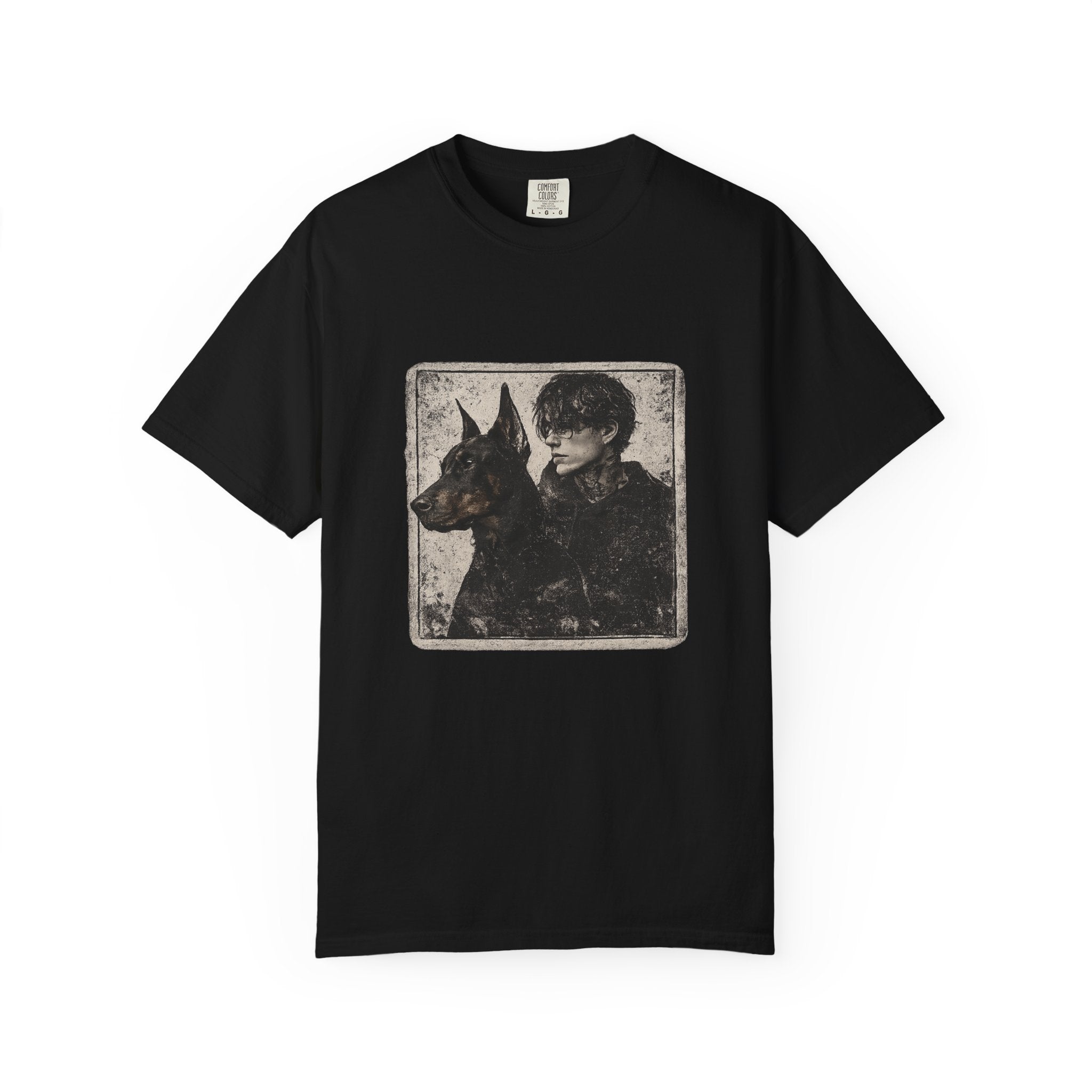Boy with Doberman Tee