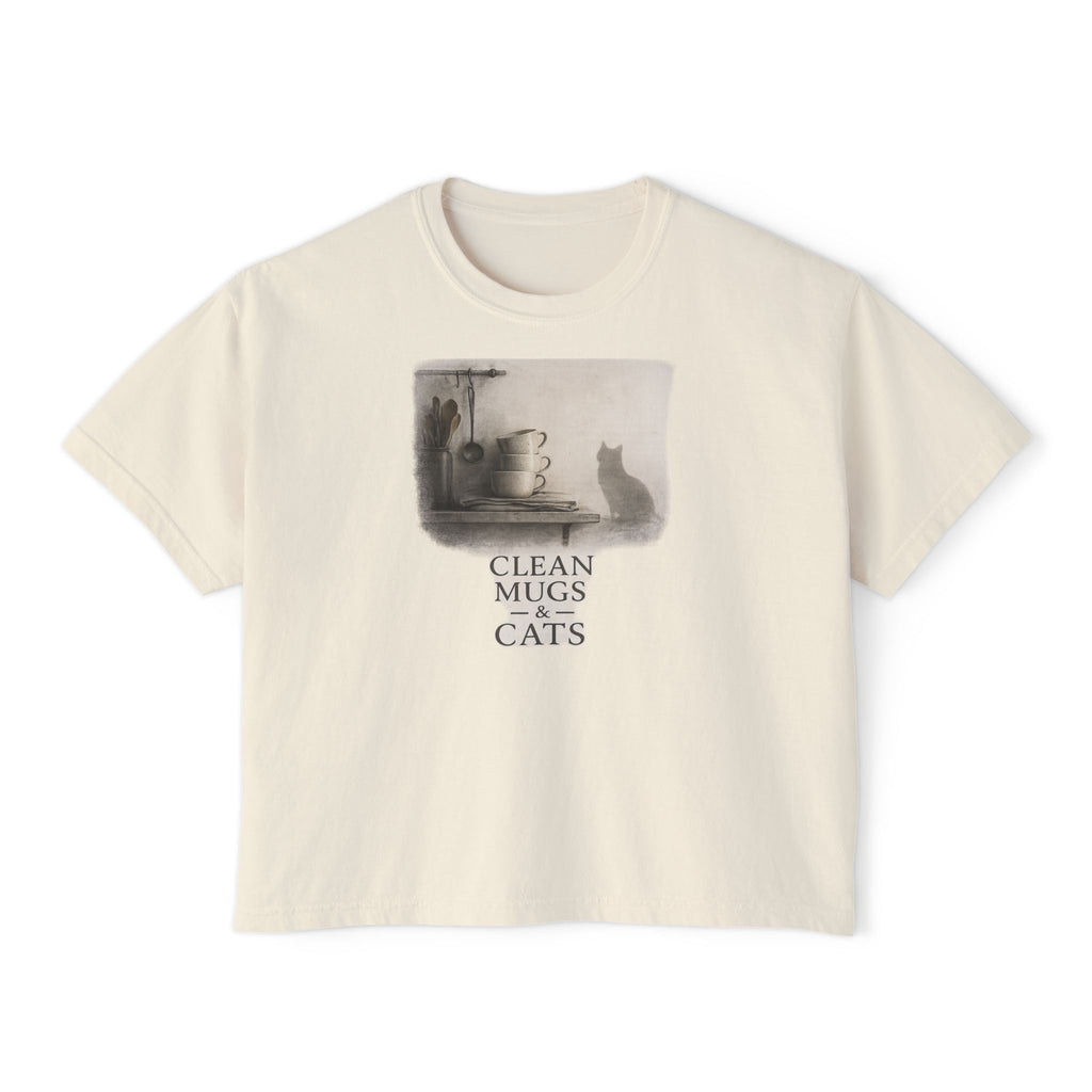 Clean Mugs & Cats Tee